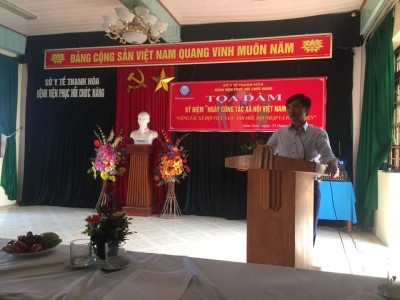 Bệnh viện Phục hồi chức năng Thanh Hóa tổ chức kỷ niệm ngày Công tác xã hội Việt Nam năm 2019